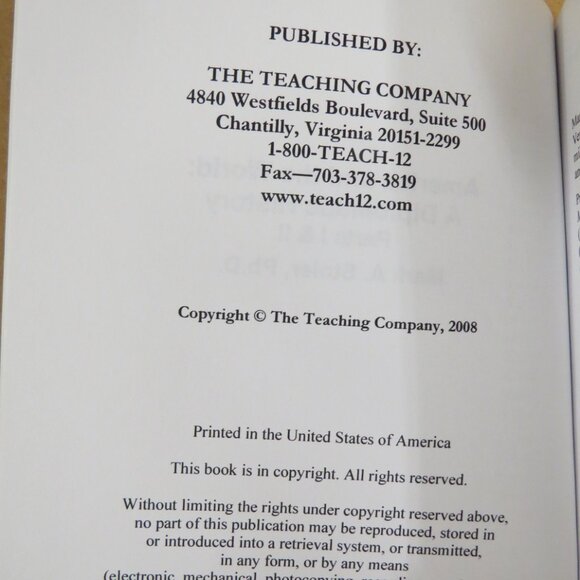 Great Courses America and the World A Diplomatic History 2 DVD Set w/Guidebook - Picture 7 of 9